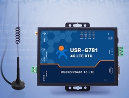 工业4g无线路由器带网口插卡4G DTU全网通232/485串口双向数据透传高速联网USR-G781